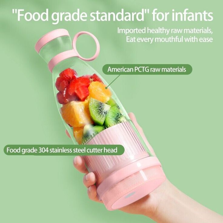 Rechargeable Travel Handheld Fruit Juicer (Multicolor)