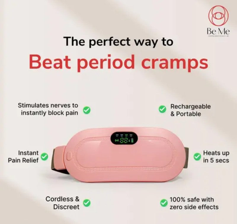Portable massage heating reusable belt