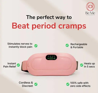 Portable massage heating reusable belt